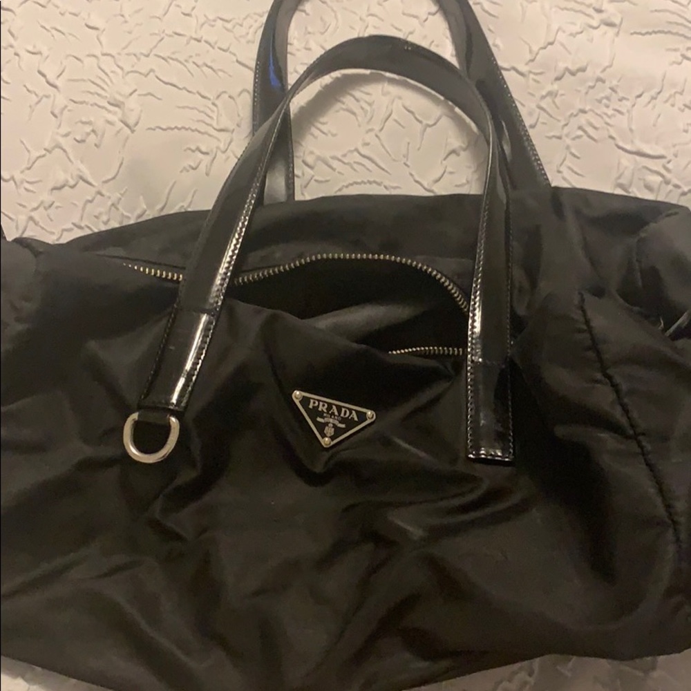 Authentic Prada nylon bag.